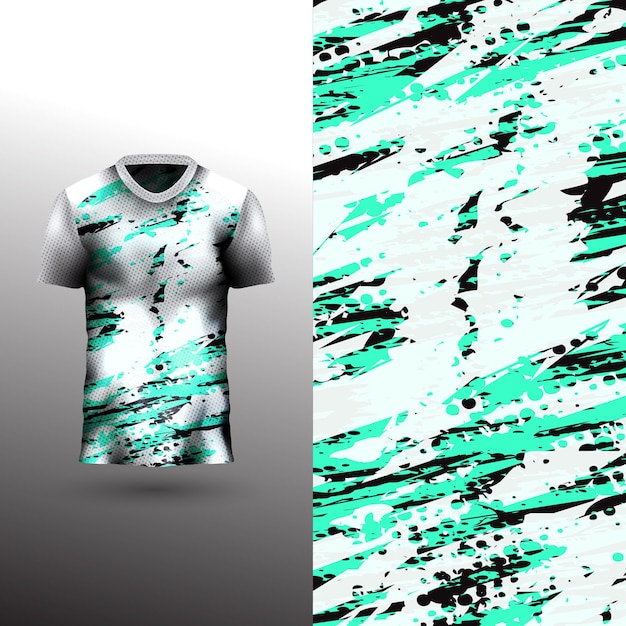 Estilo de fondo abstracto para camiseta deportiva