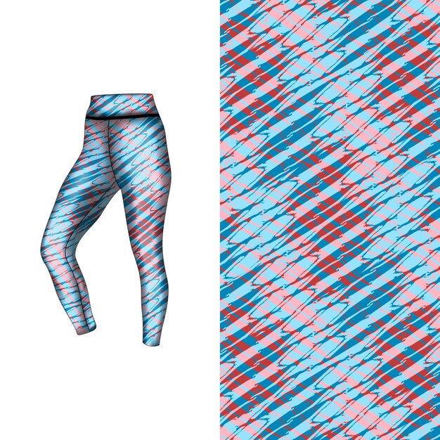 estilo de fondo abstracto para leggings deportivos