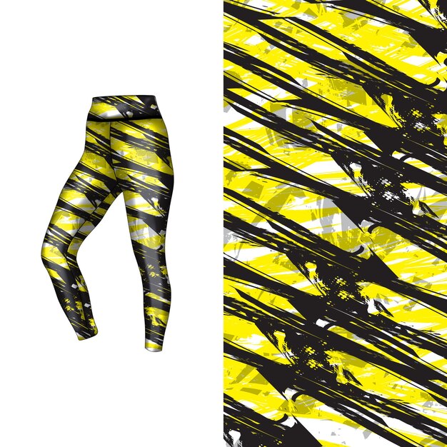 estilo de fondo abstracto para leggings deportivos