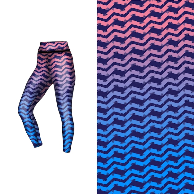 estilo de fondo abstracto para leggings deportivos