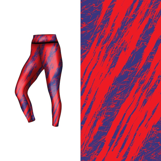 estilo de fondo abstracto para leggings deportivos