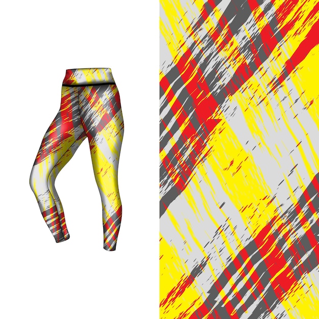 estilo de fondo abstracto para leggings deportivos