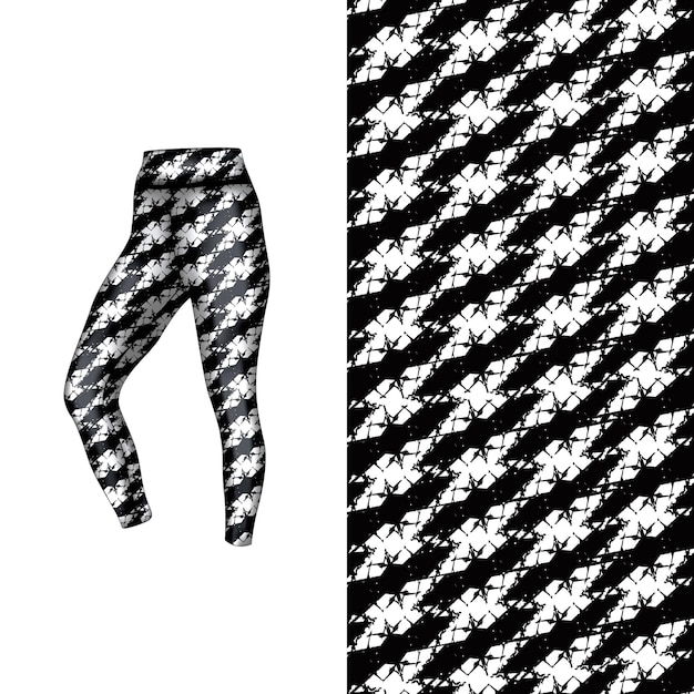 estilo de fondo abstracto para leggings deportivos