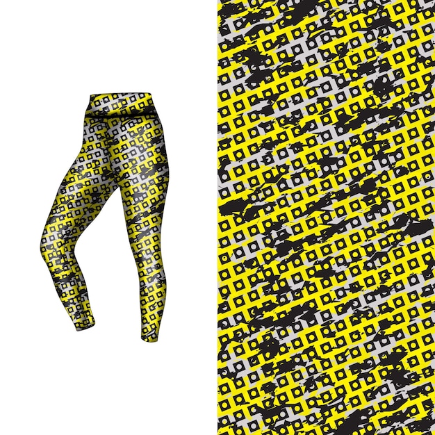 estilo de fondo abstracto para leggings deportivos