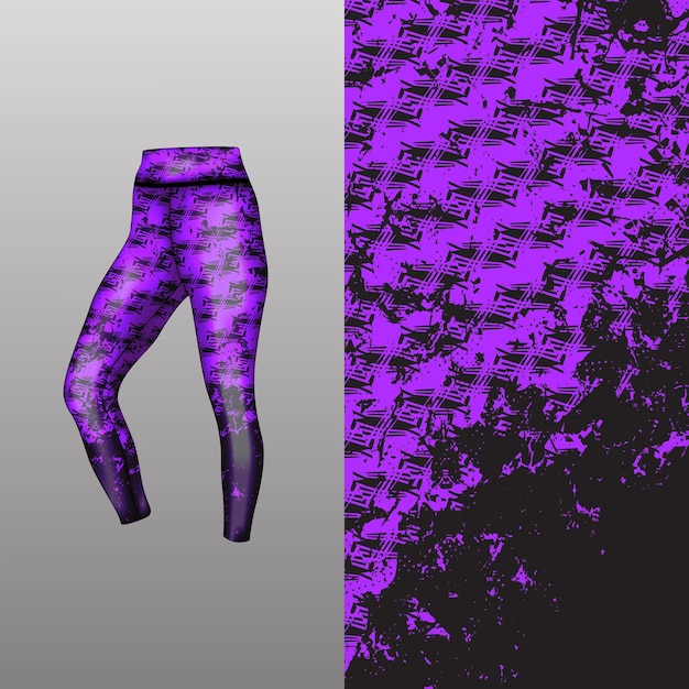 estilo de fondo abstracto para leggings deportivos
