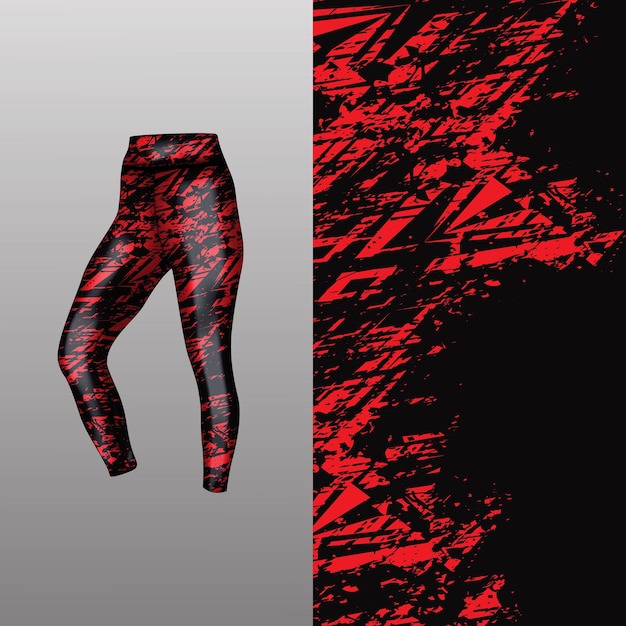 estilo de fondo abstracto para leggings deportivos