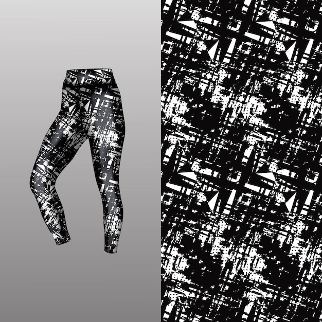 estilo de fondo abstracto para leggings deportivos