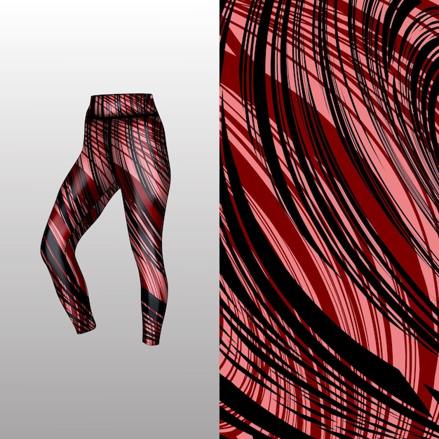 Estilo de fondo abstracto para leggings deportivos