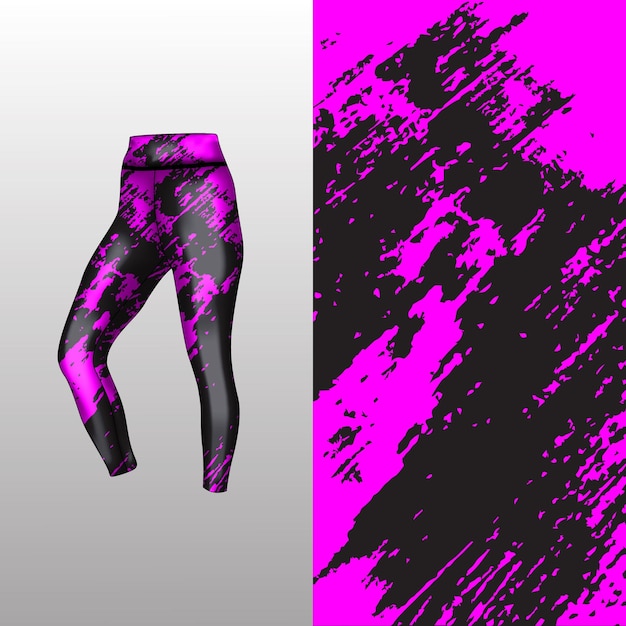 estilo de fondo abstracto para leggings deportivos