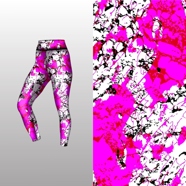 Estilo de fondo abstracto para leggings deportivos