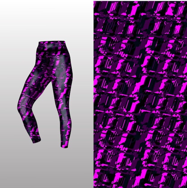 estilo de fondo abstracto para leggings deportivos