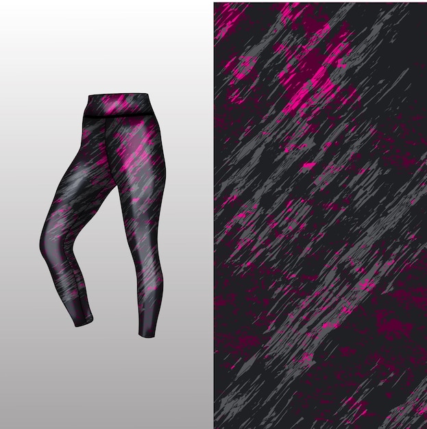 estilo de fondo abstracto para leggings deportivos