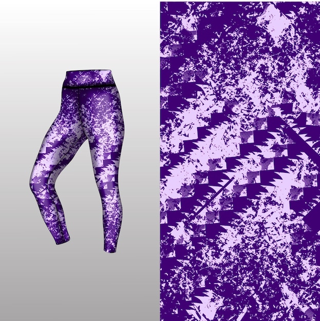 estilo de fondo abstracto para leggings deportivos