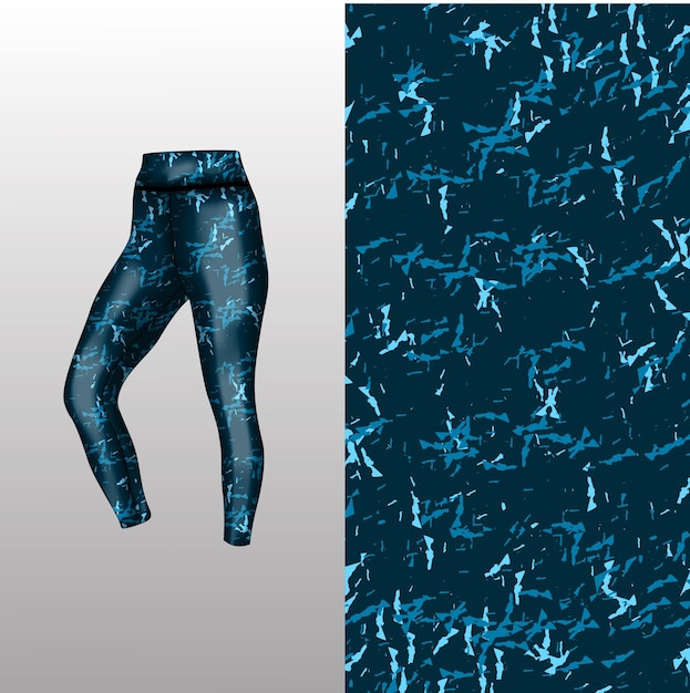 estilo de fondo abstracto para leggings deportivos