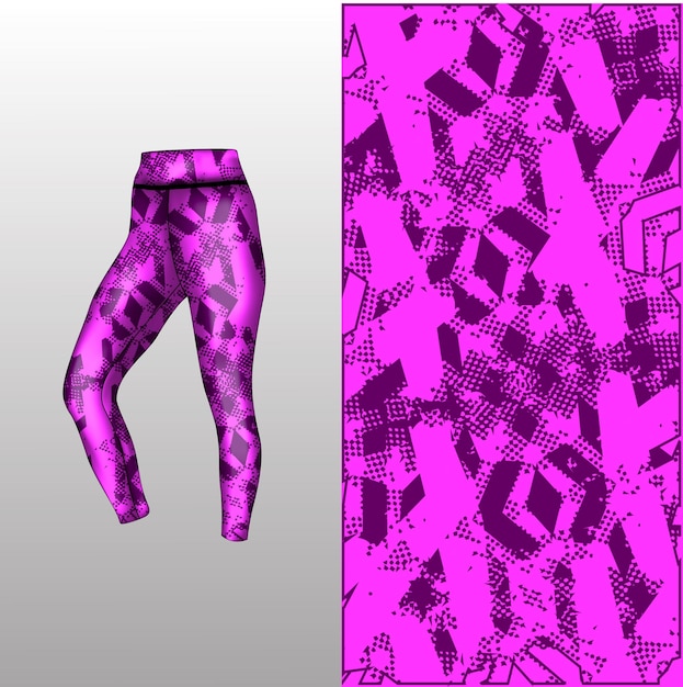 Estilo de fondo abstracto para leggings deportivos