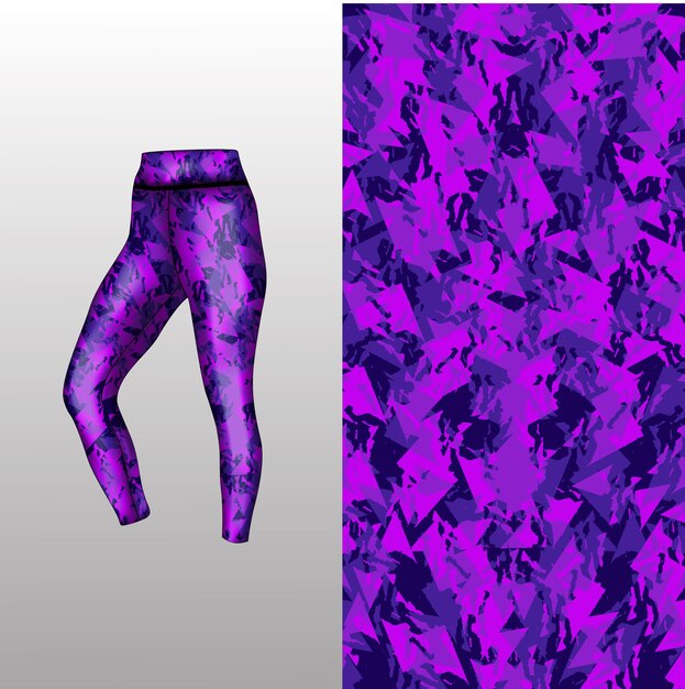 estilo de fondo abstracto para leggings deportivos