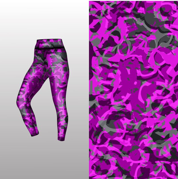 Estilo de fondo abstracto para leggings deportivos