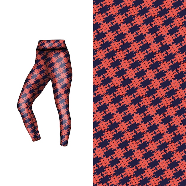 estilo de fondo abstracto para leggings deportivos