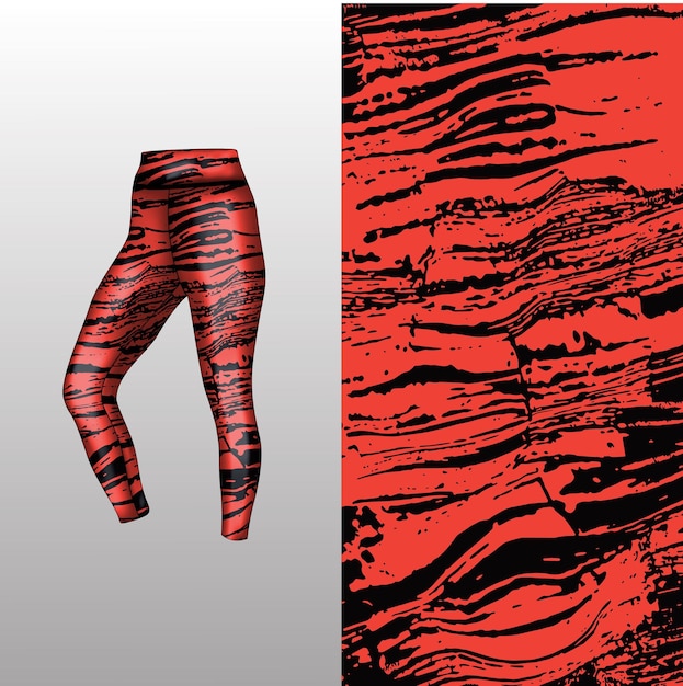 Estilo de fondo abstracto para leggings deportivos