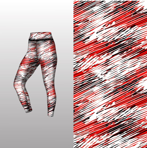 estilo de fondo abstracto para leggings deportivos