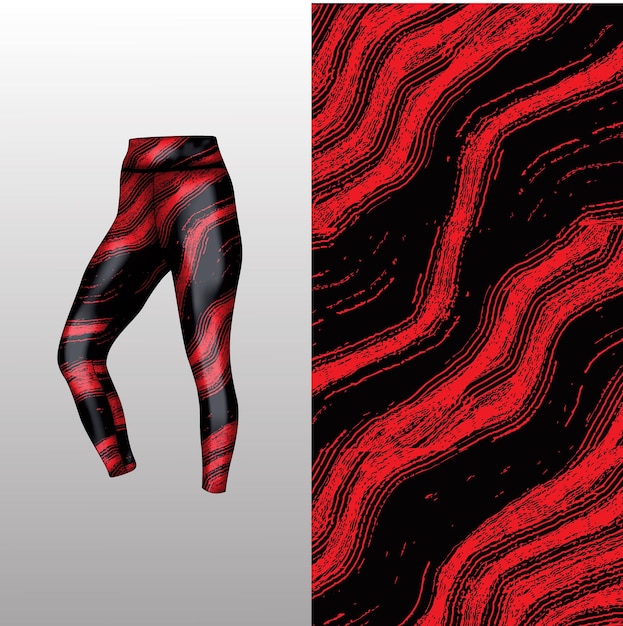 estilo de fondo abstracto para leggings deportivos