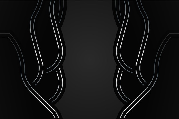 Estilo de fondo abstracto de lujo blanco