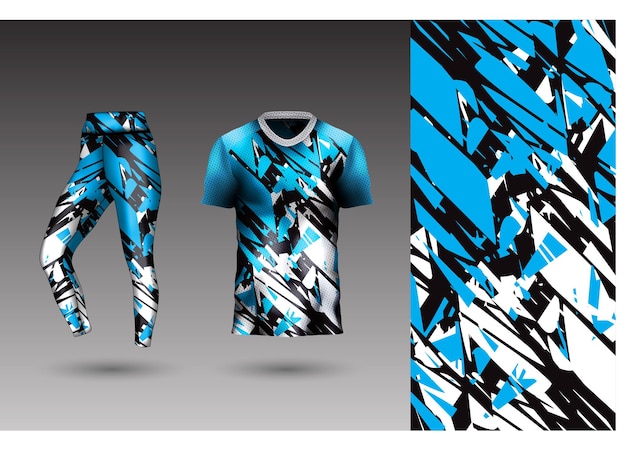 Estilo de fondo abstracto para mallas deportivas y camiseta