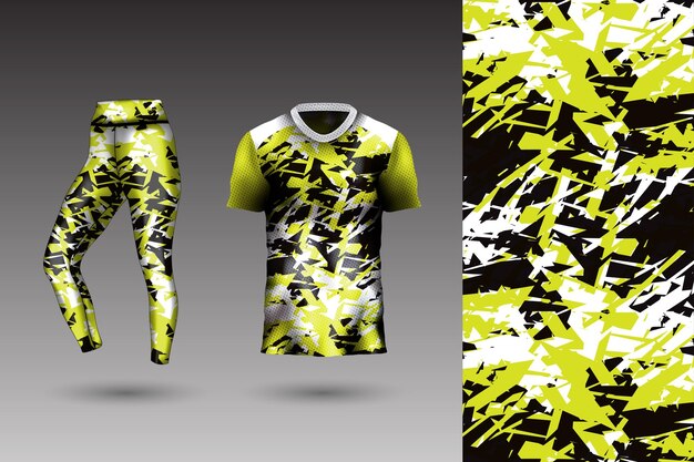 Estilo de fondo abstracto para mallas deportivas y camiseta