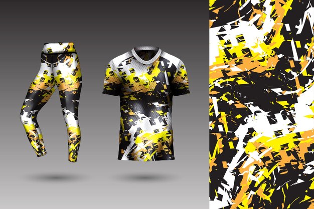 Estilo de fondo abstracto para mallas deportivas y camiseta