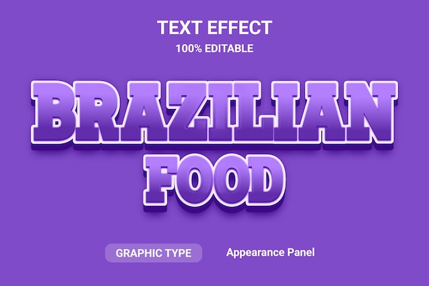 Estilo de fuente cómica de efecto de texto totalmente editable vectorial