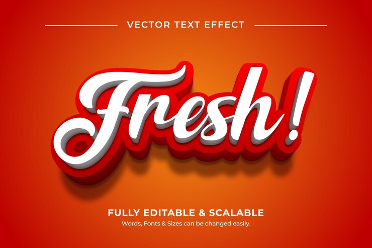 Vector estilo de fuente de efecto de texto cómico 3d de dibujos animados editables