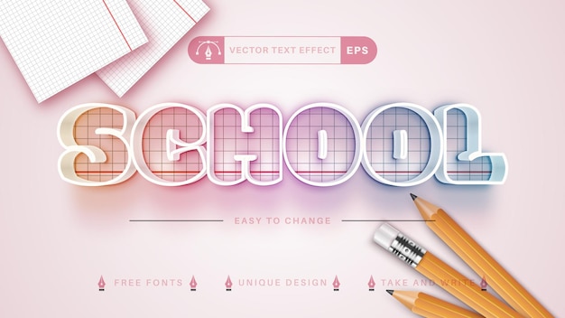 Estilo de fuente de efecto de texto de edición de pegatinas