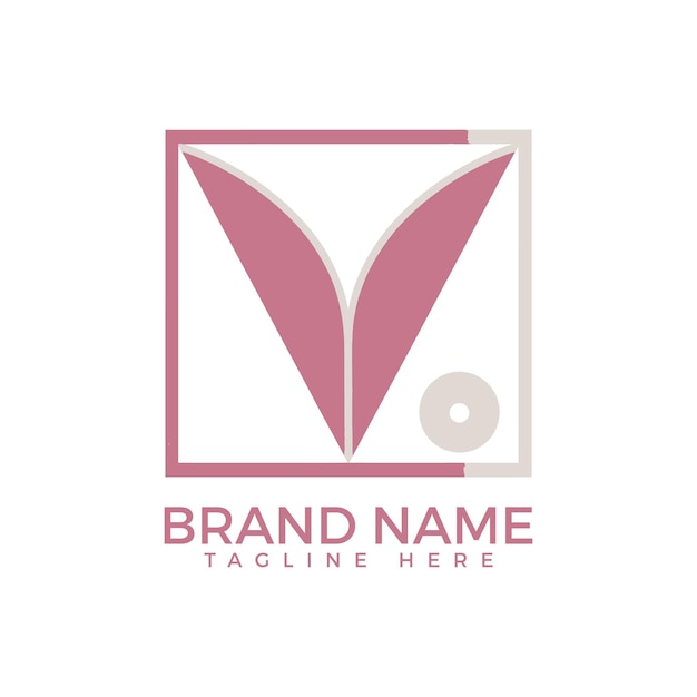 Estilo geométrico marca de palabra logotipo de moda llamado costura de terciopelo