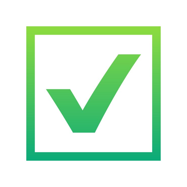 Vector estilo de gradiente de la caja de marcado