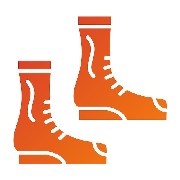 Estilo icónico de los zapatos de construcción