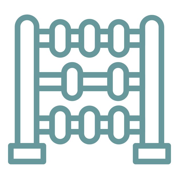 Estilo del icono del ábaco