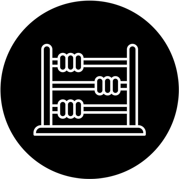 Estilo del icono del ábaco