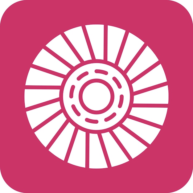 Estilo del icono de los abrasivos de diseño vectorial