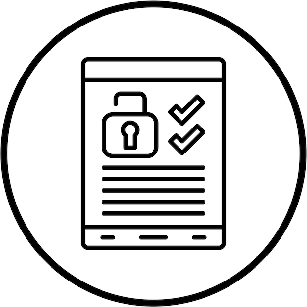 Estilo del icono de accesibilidad del diseño vectorial
