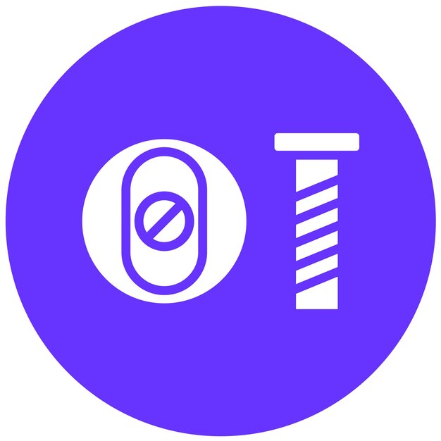 Estilo del icono de los accesorios de diseño vectorial