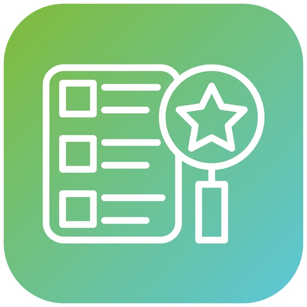 Estilo de icono de acción correctiva de diseño vectorial