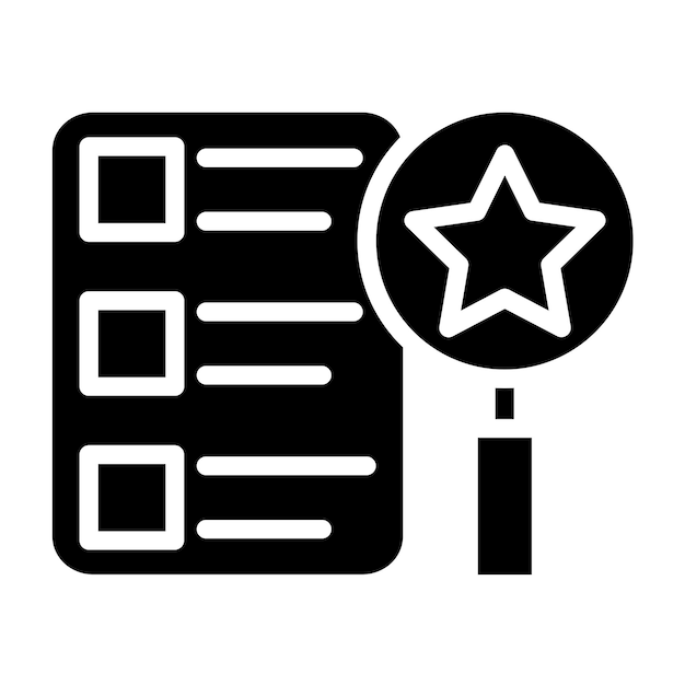 Estilo de icono de acción correctiva de diseño vectorial