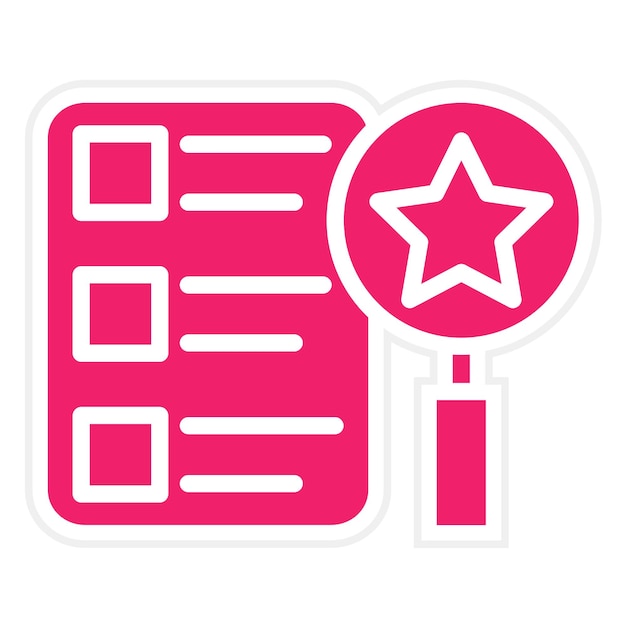 Estilo de icono de acción correctiva de diseño vectorial