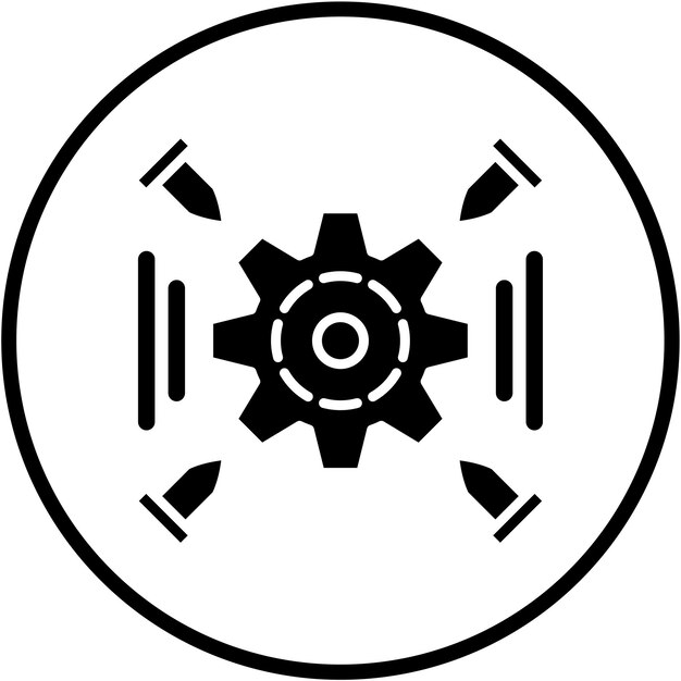 Estilo de icono de acción de diseño vectorial