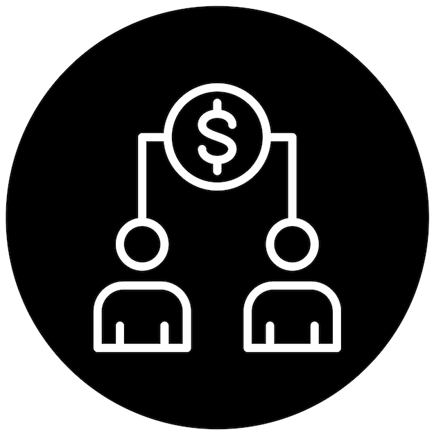 Estilo del icono del accionista del diseño vectorial
