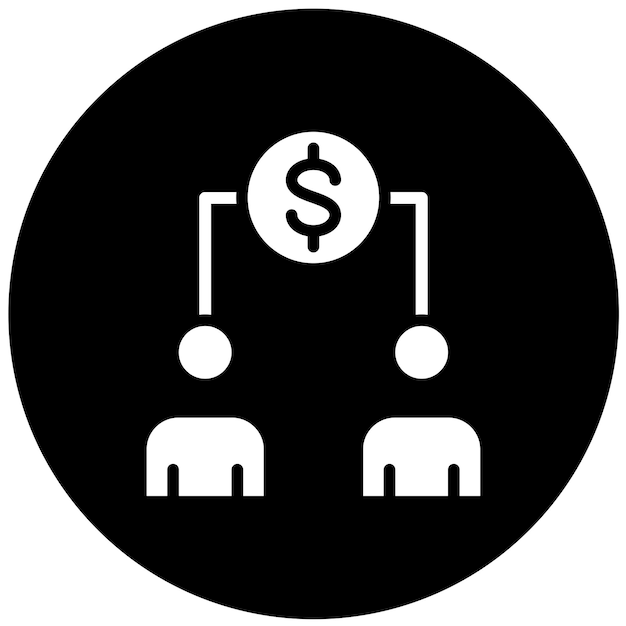 Estilo del icono del accionista del diseño vectorial
