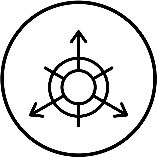 Estilo del icono del acelerómetro de diseño vectorial