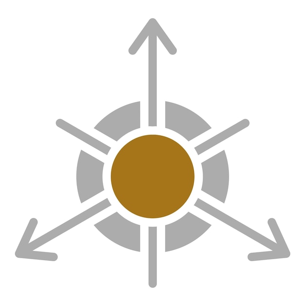Estilo del icono del acelerómetro de diseño vectorial