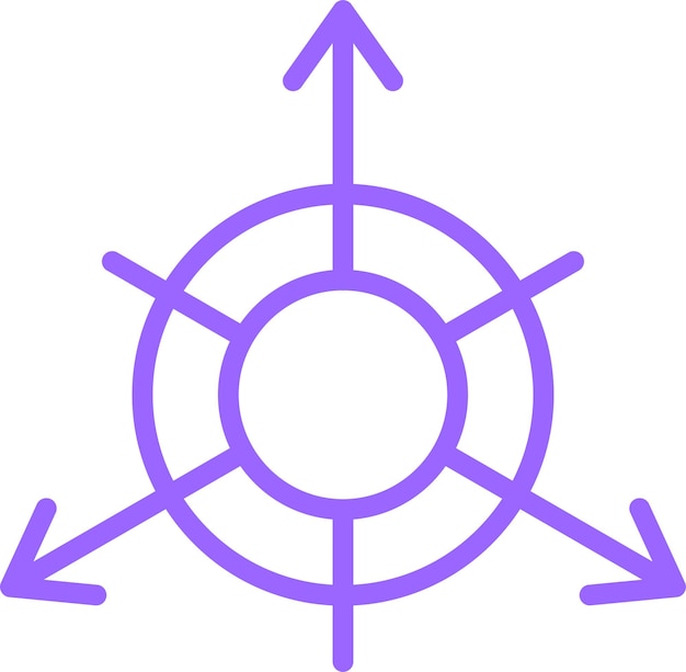 Estilo del icono del acelerómetro de diseño vectorial