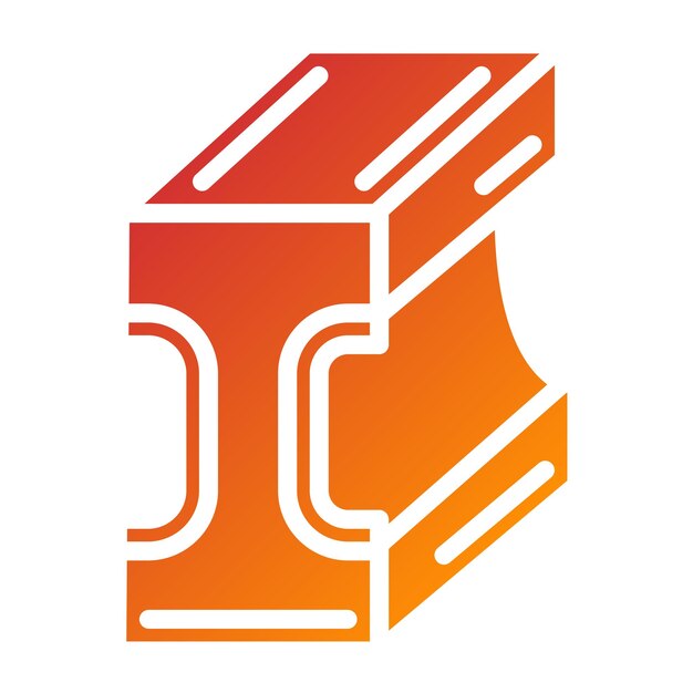 Estilo de icono de acero de diseño vectorial